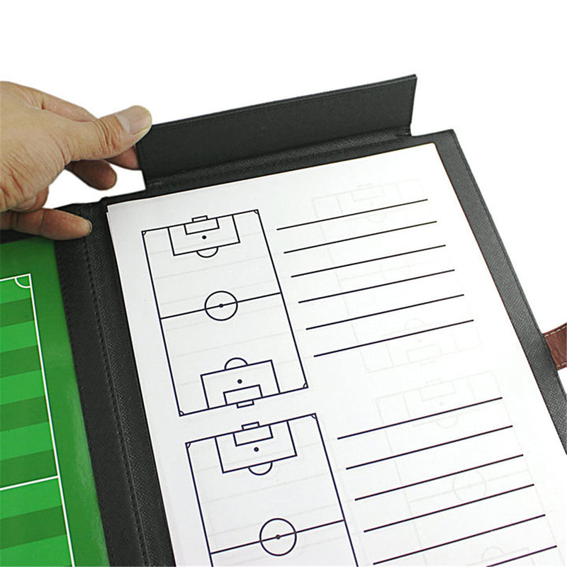 Joyeee Foldable Soccer Coaching Board, with Magnetic Dry Erase, Marker, Magnetic Chess Pieces, Football Coaching Accessories, Soccer Training Equipment for Youth, Soccer Stuff Accessories #14 - BeesActive Australia