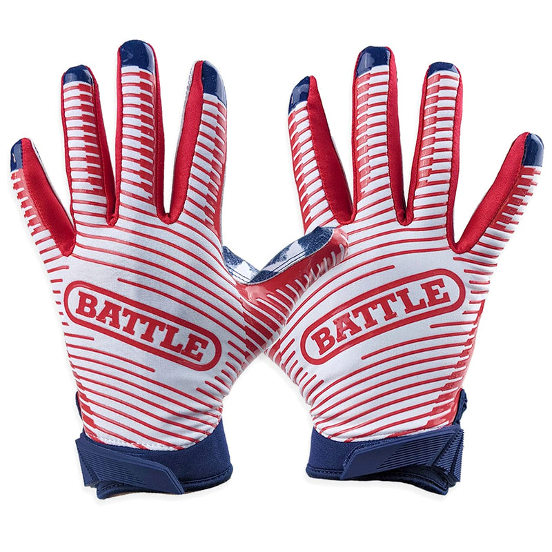 Battle Sports USA Doom 1.0 Football Receiver Gloves Adult Small - BeesActive Australia