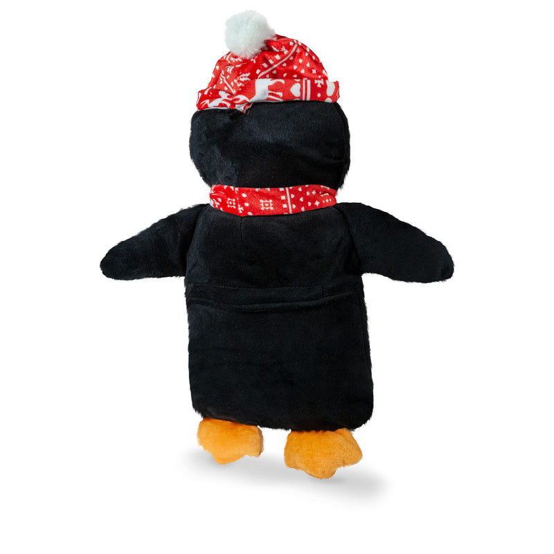 Things2KeepUWarm Cute Plush and Cuddly Animal Hot Water Bottles (Penguin with Scarf) Penguin With Scarf - BeesActive Australia