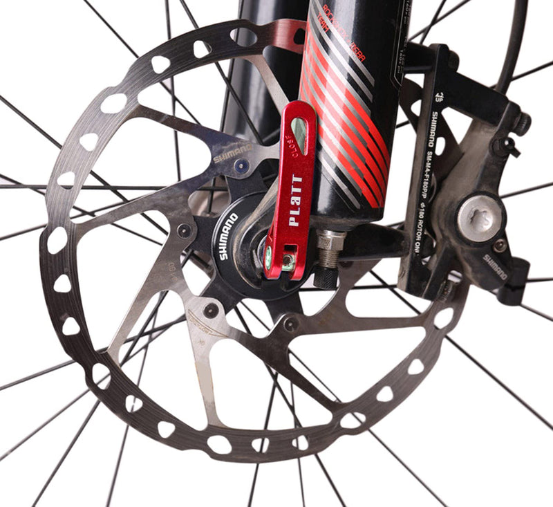 Platt Bike Wheel Hub Skewers MTB Quick Release Skewers Front and Rear Axle Fit for Road Bike,Mountain Bike,BMX (1Pair) red - BeesActive Australia