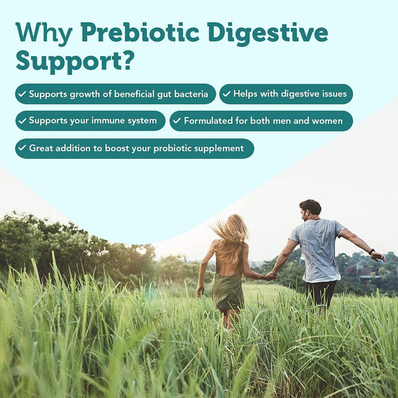 Prebiotic Fiber Supplement - with PreForPro® - Supports Growth of Beneficial Gut Bacteria for Digestive Health, Vegan, & Gluten Free - BeesActive Australia