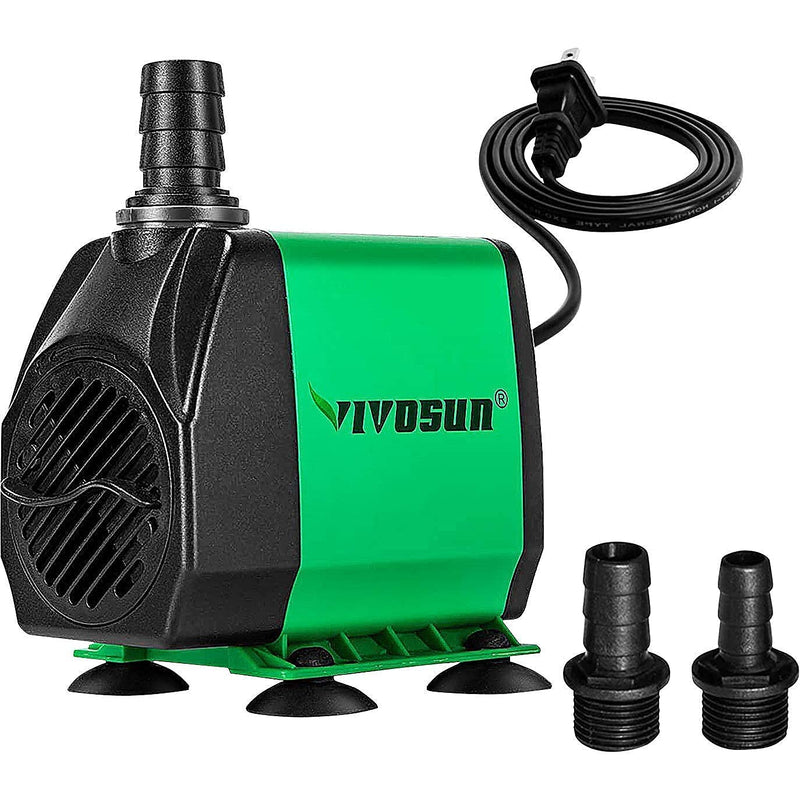 VIVOSUN 800GPH Submersible Pump & 1-Pack LCD Digital Aquarium Thermometer, Ultra Quiet Water Pump with 10ft High Lift, for Fish Tank, Pond, Aquarium, Statuary, Hydroponics - BeesActive Australia