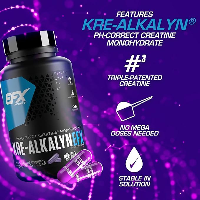 [Value Size] Crealkaline EFX (High Purity Creatine) 240 Tablets [Directly Delivered Overseas] (240 Tablets) - BeesActive Australia
