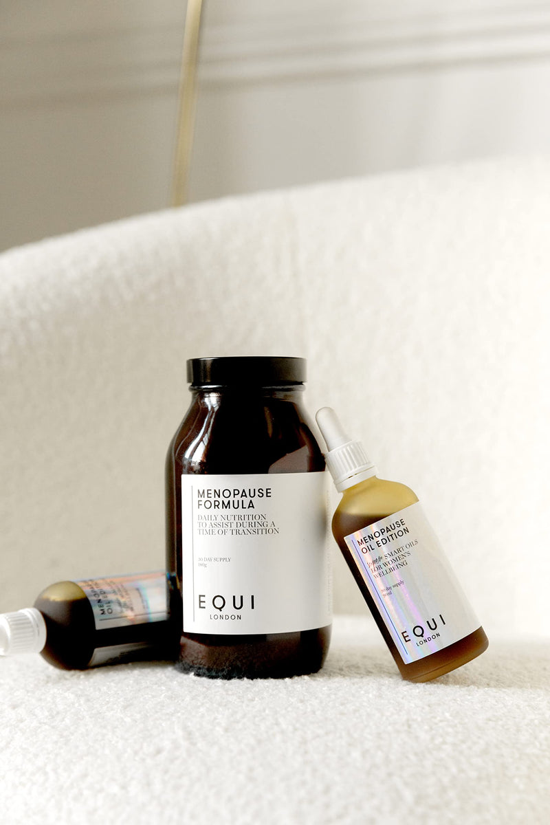 Equi - Menopause Oil Edition 90ml - Menopause Symptom Supplement - Anti-Inflammatory & Vaginal Dryness - Vegan Omega 3,6,7 & 9 - Hempseed, Sea Buckthorn, Flaxseed, Pumpkin Seed, Evening Primrose Oil - BeesActive Australia