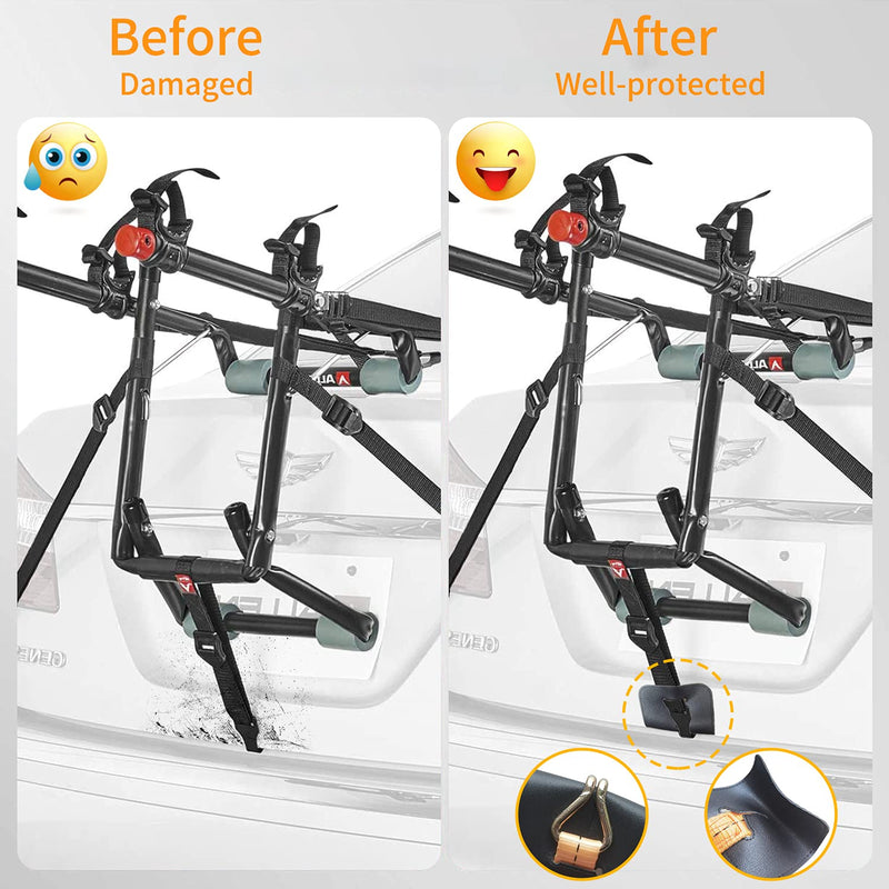 Epessa PU Car Scratch Protectors for Bike Rack Trunk Mount, Durable Bike Rack Protector Pads Set, Anti-Scratch Anti-Slip Bike Car Rack Accessories(6 Pack) - BeesActive Australia