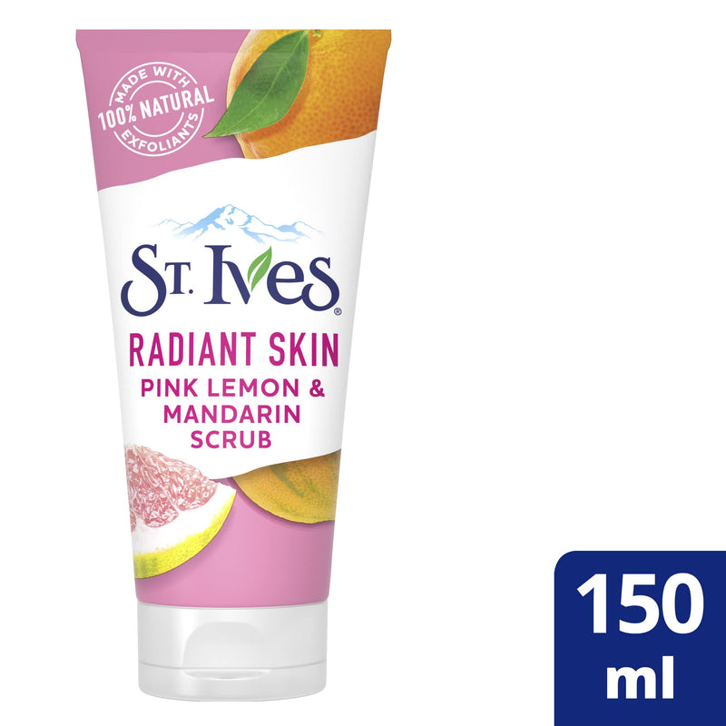 St Ives 150ml Radiant Skin Pink Lemon & Orange Scrub (Packaging may vary) 150 ml (Pack of 1) - BeesActive Australia