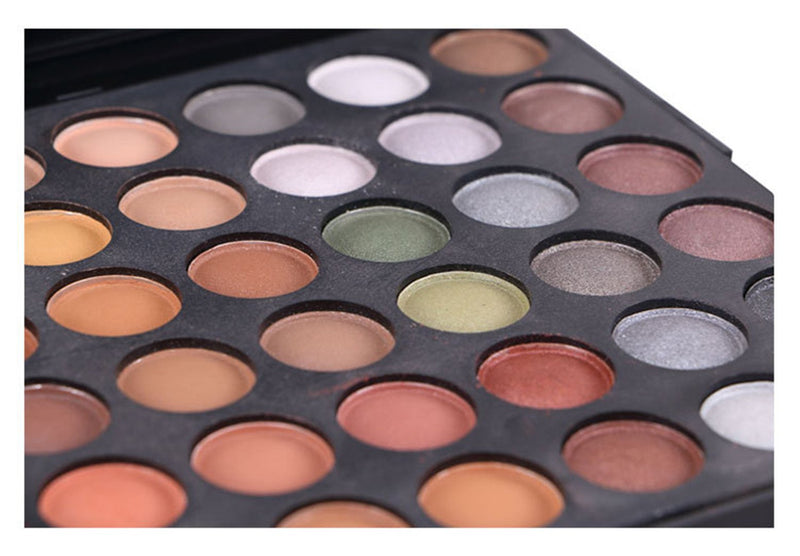FantasyDay Pro 120 Colors Shimmer and Matte Eyeshadow Palette Glittering Eye Shadow Makeup Palette Eyes Cosmetic Contouring Kit #4 - Ideal for Professional and Daily Use - BeesActive Australia