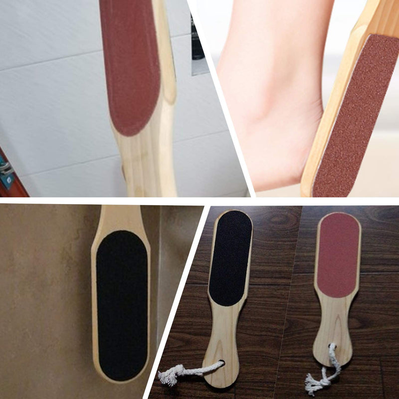 Honbay 2PCS Double Sided Wood Foot Files Foot Callus Removers for Women and Men - BeesActive Australia