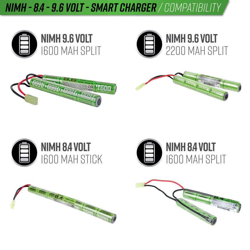 [AUSTRALIA] - Valken Airsoft NiMH Smart Battery Charger - 8.4V-9.6V 