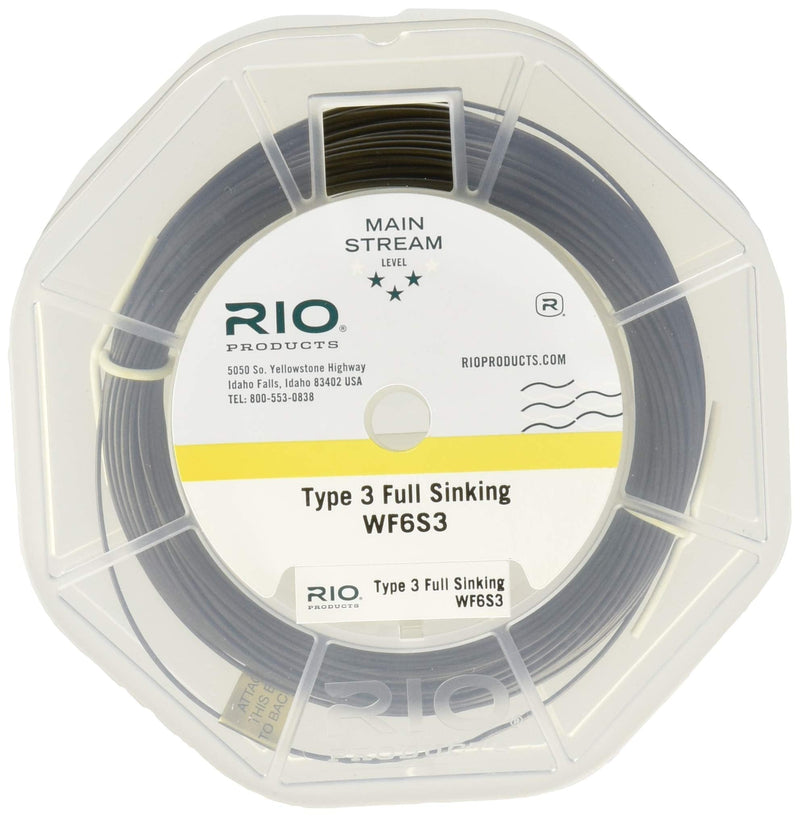 RIO Products Mainstream Trout Fly Line 8 Weight Brown - BeesActive Australia