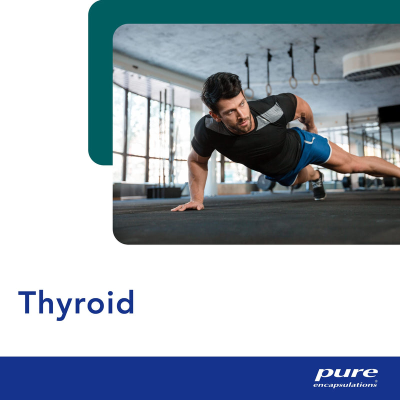 Pure Encapsulations - Iodine & Tyrosine - Thyroid Function and Nervous System - 60 Capsules - BeesActive Australia