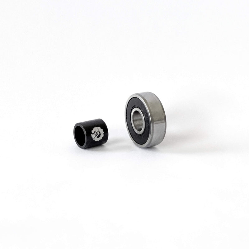 Fireball Dragon Precision Aluminum Spacers and Washers Set for Skateboards and Longboards Black - BeesActive Australia