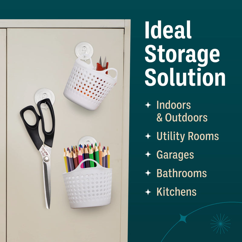 Suction Cup Hooks Wall Hooks for Hanging All Purpose Hook Wall Hangers Without Nails Heavy Duty Wall Hooks-Made in USA (3 lbs/ 6 Pack) 3 lbs* 6 Pack - BeesActive Australia