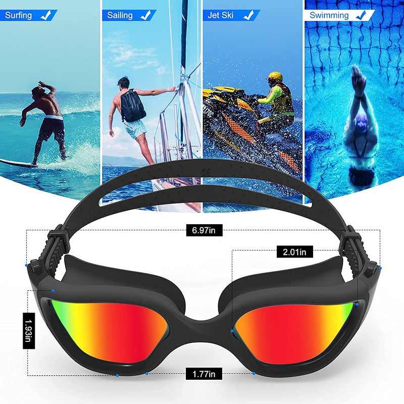 ZIONOR G1 Polarized Swim Goggles with C3 Swim Cap for Short hair - BeesActive Australia