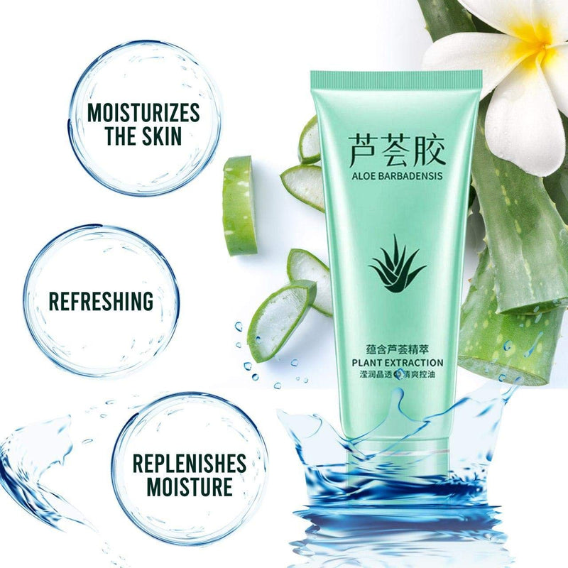 3 PACK Aloe Vera Gel Lotion – Soothing, Ultra Moisturizing & Deep Hydrating for Face & Body – Healthy Skin Care, Relief Sunburn, Scars, Dry Scalp, Rashes - 40g Perfect Size for Travel/Outdoors Used - BeesActive Australia