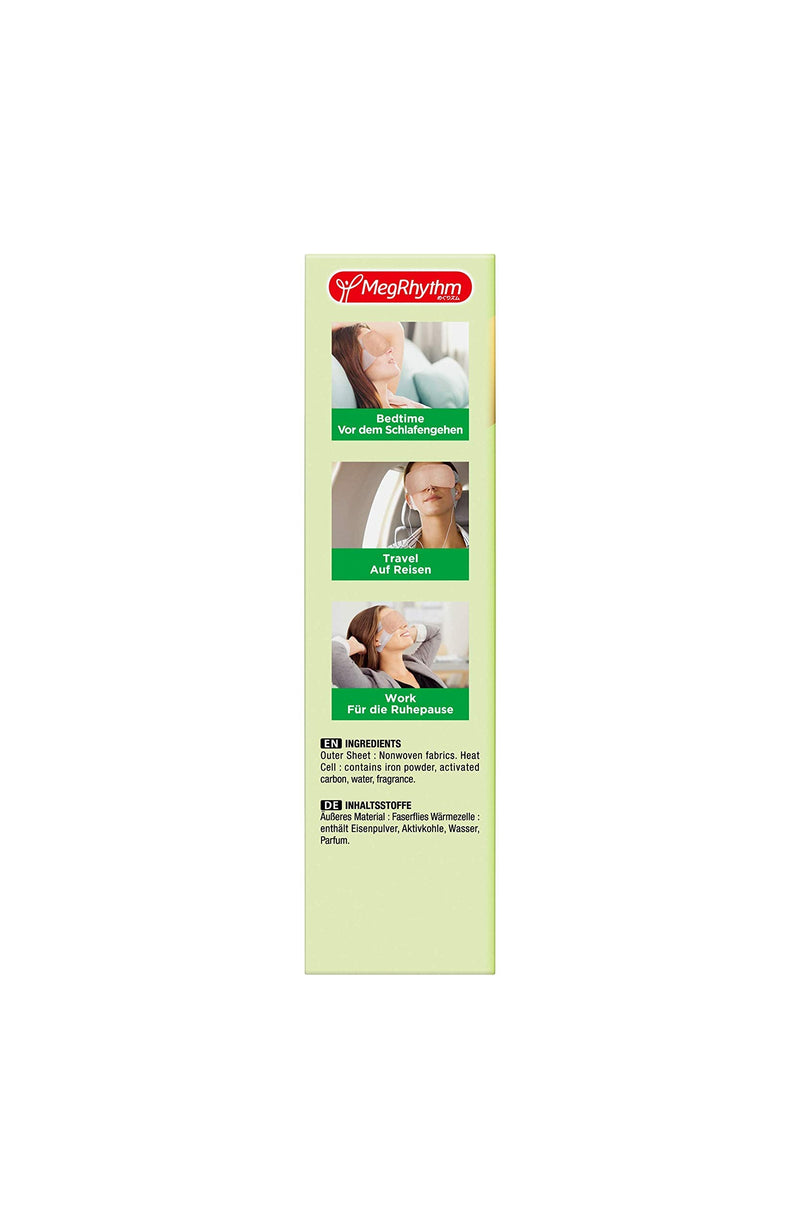 MegRhythm Self Heated Gentle Steam Eye Mask, Chamomile for Relaxation and Eye Strain, Pack of 5 - BeesActive Australia