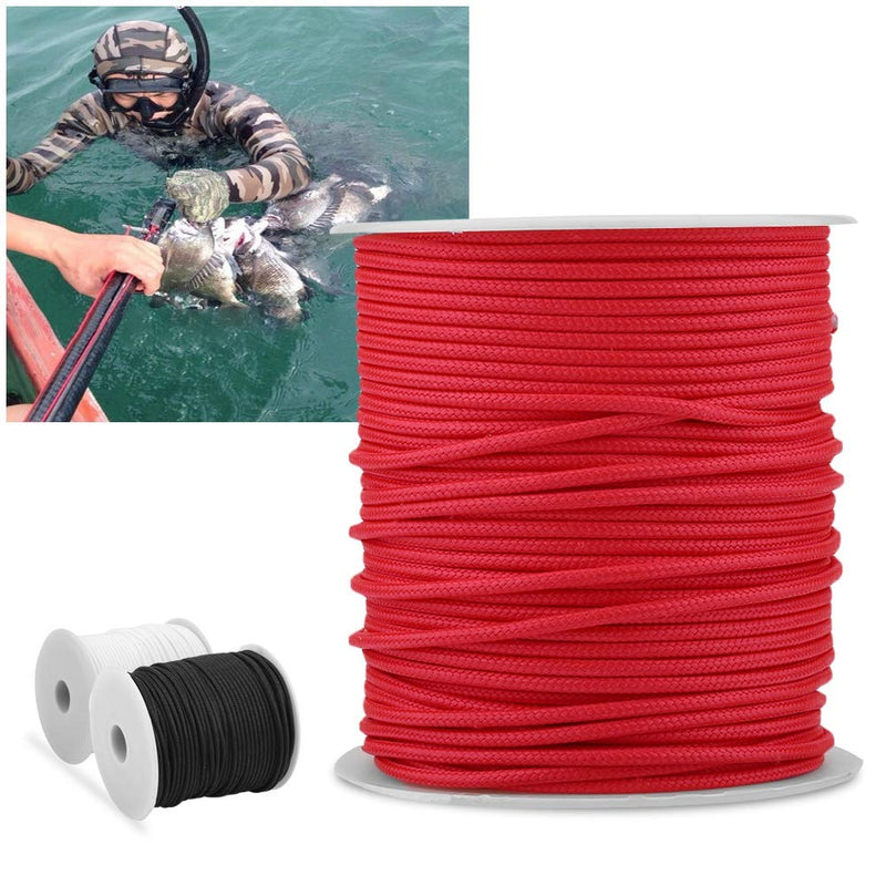 50M 2mm Speargun Reel Line Wear Resistance Spearfishing Line Heavy Duty All Purpose Utility Cord (Red) - BeesActive Australia