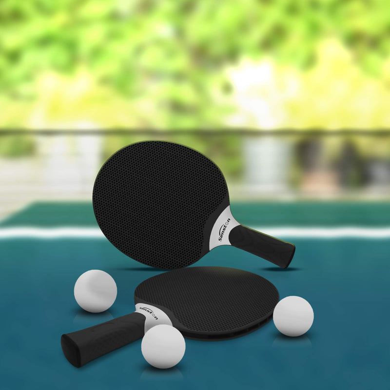 Senston Table Tennis Rackets Set, Professional Table Tennis Racket, Composite Rubber Ping Pong Paddle Set Black - BeesActive Australia