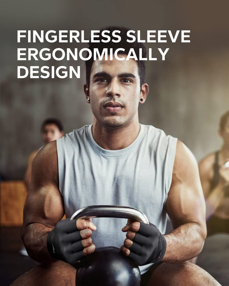 BraceBull Arthritis Gloves (2 Count), Copper Infused Fingerless Compression Gloves for Hand Pain, Carpal Tunnel, RSI, Rheumatoid, Tendonitis, and Relieve Muscle Pain for Women & Men (M, Black) Medium - BeesActive Australia