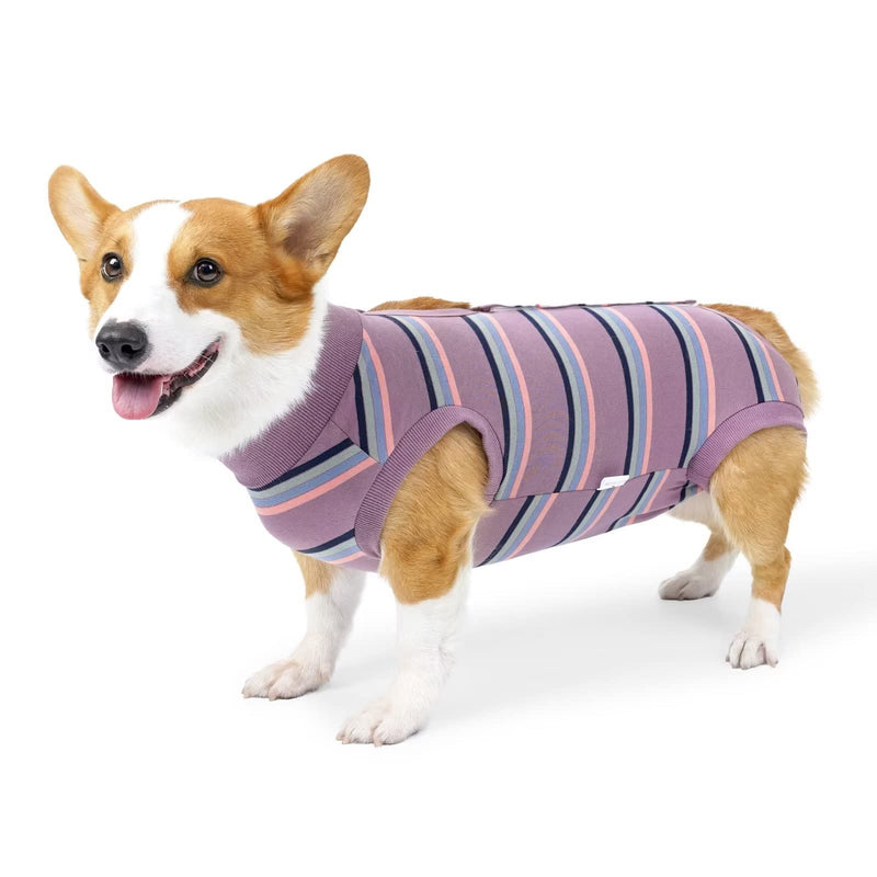 HEYWEAN Dog Surgical Recovery Suit for Dogs Keep Dog from Licking Abdominal Wound E-Collar Alternative After Surgery Wear Multicolour X-Large WineRed - BeesActive Australia