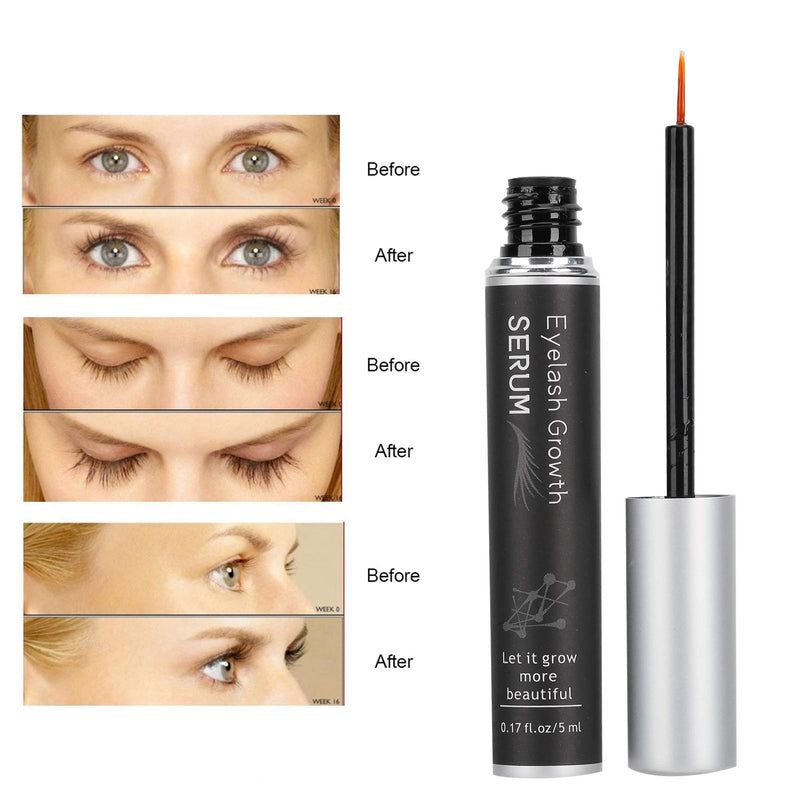 Eyelash Growth Serum Lash Boost Serum Brow Growth Enhancer for Longer Fuller Thicker Lashes & Brows 5ml - BeesActive Australia