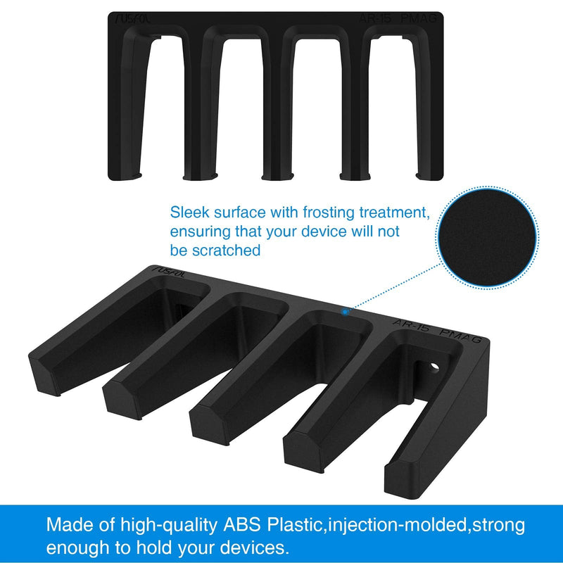 Solid ABS Standard PMAG Wall Mount, Mag Holder, Home Magazine Storage Rack 4 x PMAG Mount 1 Pack - BeesActive Australia