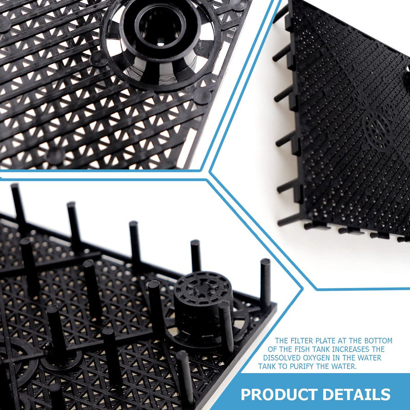 YOLUFER 10 PCS Aquarium Divider Tray Fish Tank Grid Aquarium Filter Bottom for Fish Tank Isolation - BeesActive Australia