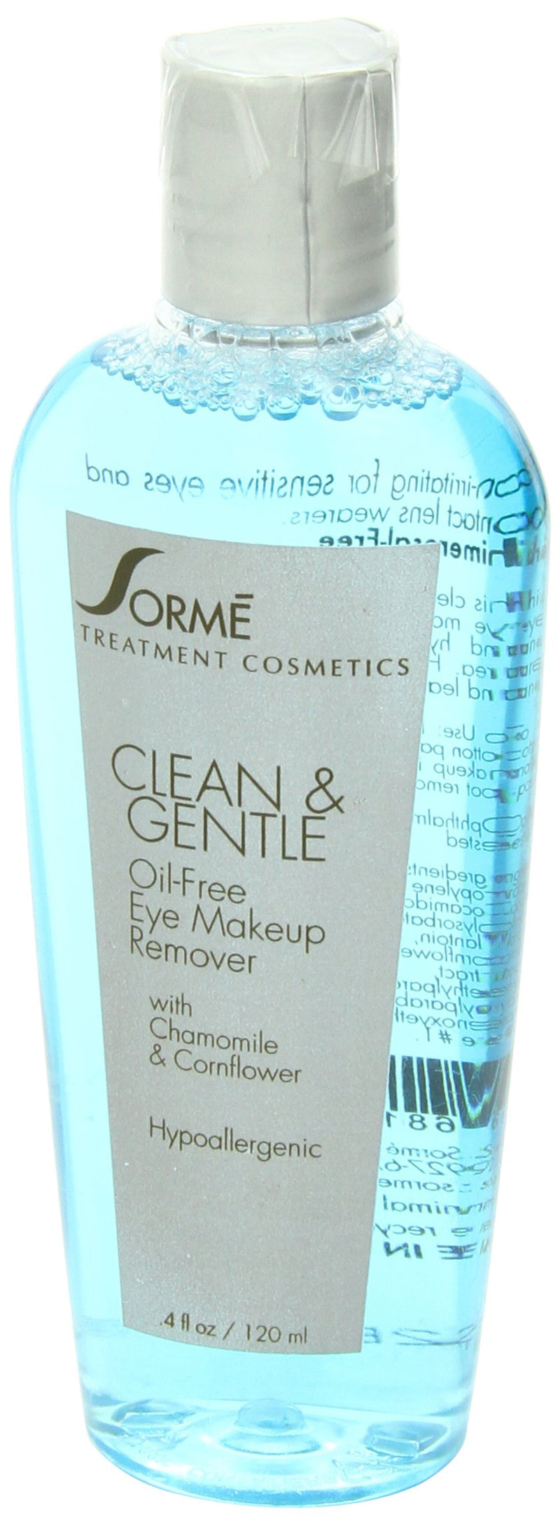 Sorme' Treatment Cosmetics Clean and Gentle Oil Free Eye Makeup Remover, 4 Fl Oz - BeesActive Australia