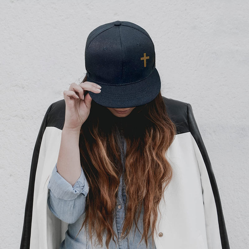 Skull Knife Mustache Unisex Flat Bill Baseball Caps Adjustable Sun Hats Black55 One Size - BeesActive Australia