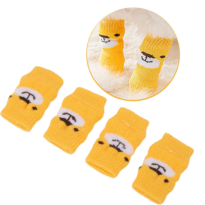 Zerodis 4pcs Pet Dog Elbow Protector, Elbow Support Wrap Pet Leg Warmers for Dogs Cats Knitted Dog Elbow Sleeve Leg Support Wrap Protectors XL - BeesActive Australia