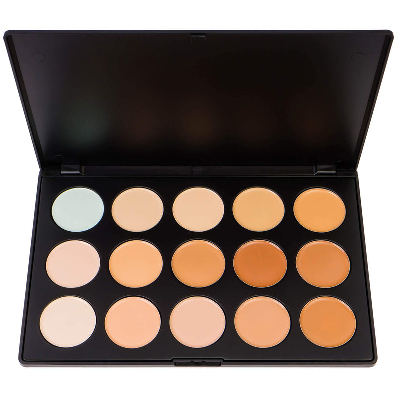 SHANY Professional Cream Foundation and Camouflage Concealer - 15 Color Palette - BeesActive Australia