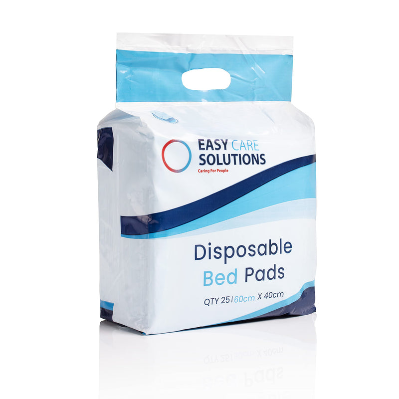 25 x Easy Care Solutions | Disposable Incontinence Bed Pads | 40 x 60 cm | 1 Pack of 25 40x60 cm (Pack of 25) - BeesActive Australia