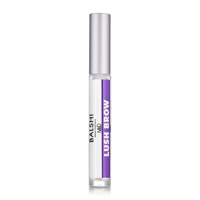 Lush Brow Eyebrow & Eyelash Rapid Growth Serum with Growth Peptides- Dermatologist Developed Brow & Lash Growth Enhancer To Grow Fuller Eyelashes & Eyebrows .16 oz/5ml - BeesActive Australia