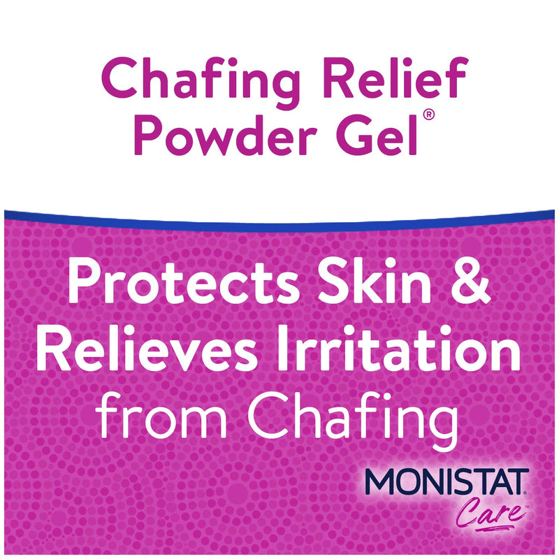 MONISTAT Care Chafing Relief Powder Gel, Anti-Chafe Protection, 1.5 oz, 4 Pack - BeesActive Australia