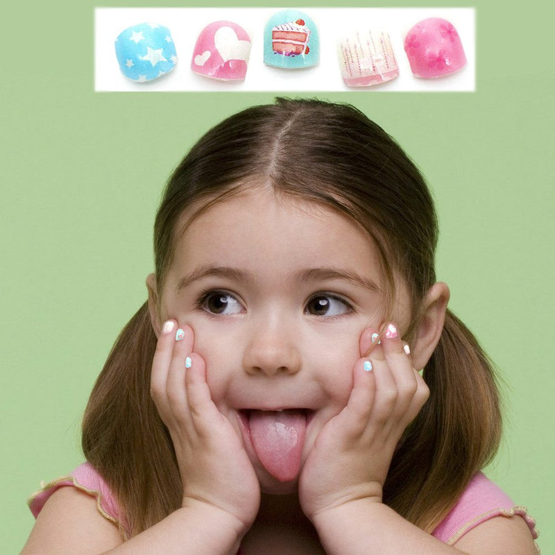 Fanoshon Cute Kids Friendly Nail Stickers for Girls 200+ Designs, Self Adhesive Nail Decals Manicure Tip for Children Fingernails Toenails, Birthday Party Favors Goody Bags Christmas Stocking Stuffer - BeesActive Australia