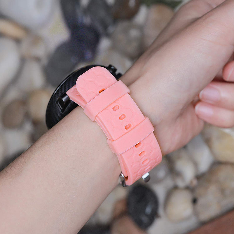 TenCloud 6-Pack Compatible with Yamay Smart Watch Bands Replacement Band Soft Washable Straps Wristbands Spring Bar 19mm for Fitness Watch SW023 SW021 SW020 and ID205L ID205U ID205S - BeesActive Australia