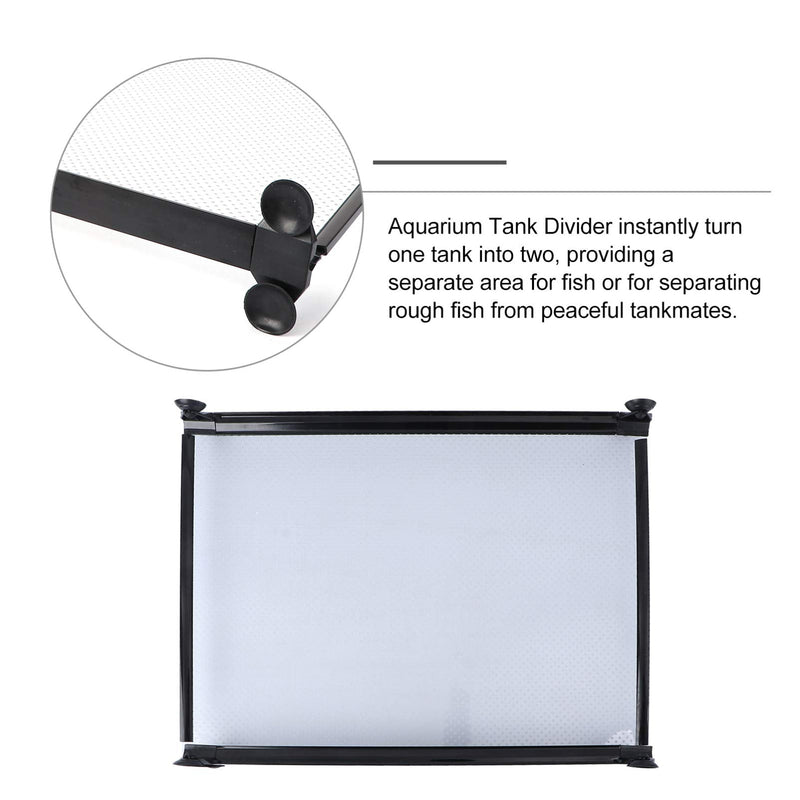 Alipis Fish Tank Divider Plastic Aquarium Panel Separator, Aquarium Divider Isolation Board Aquarium Filter with Suction Cups - BeesActive Australia