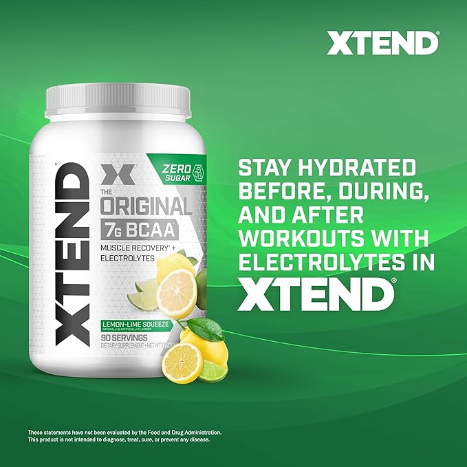 [Overseas Manufactured Product] Scivation Xtend BCAA 90 servings (Lemon Lime) Glutamine 2,500mg - BeesActive Australia