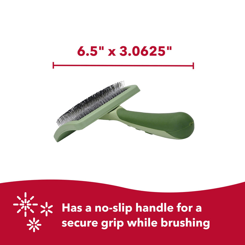 Coastal Pet Safari Curved Firm Slicker Dog Brush - Dog Deshedding Brush - Prevents Mats and Tangled Hair - For Dogs with Short or Long Hair - One Size - 6.5" x 3.06" - BeesActive Australia