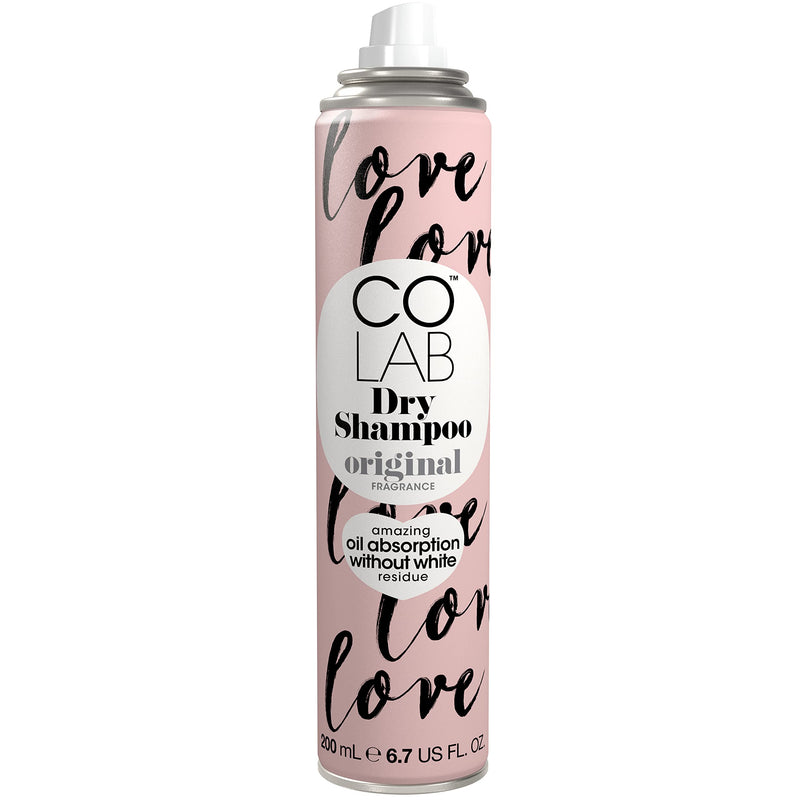 COLAB - Dry Shampoo, Original, 200ml, Pack of 1 - No White Residue, No Fuss, All Hair Types, Fresh Scent - BeesActive Australia