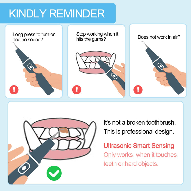 Ninibabie Dog Tooth Brushing Kit,Plaque and Tartar Remover for Teeth,Pet Ultrasonic Teeth Cleaning Kit, 100%-Proven Safe with Led 4-Adjustable Modes,Dog Toothbrush,Dental Care for Dog and Cat White - BeesActive Australia