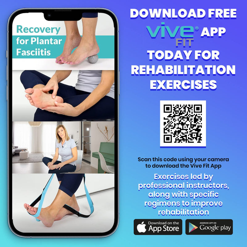 Vive Foot Rocker - Calf Stretcher for Achilles Tendinitis, Heel, Feet, Shin Splint, Plantar Fasciitis Pain Relief - Stretches Strained Leg Muscle - Ankle Wedge Stretch Improves Flexibility - BeesActive Australia