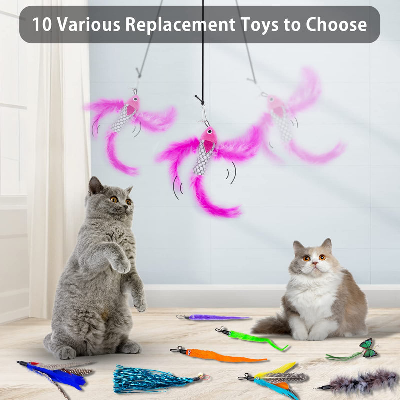 Interactive Cat Feather Toys Set A - BeesActive Australia