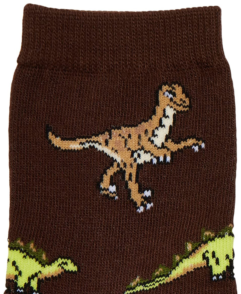 Jefferies Socks Little Boys' 3-7 Dino Triple Treat Socks (Pack of 3) X-Small Pine - BeesActive Australia