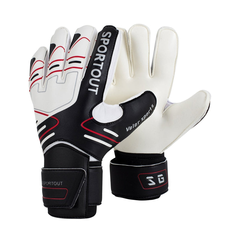 Youth&Adult Goalie Goalkeeper Gloves,Strong Grip for The Toughest Saves, with Finger Spines to Give Splendid Protection to Prevent Injuries,3 Colors Black 6 - BeesActive Australia