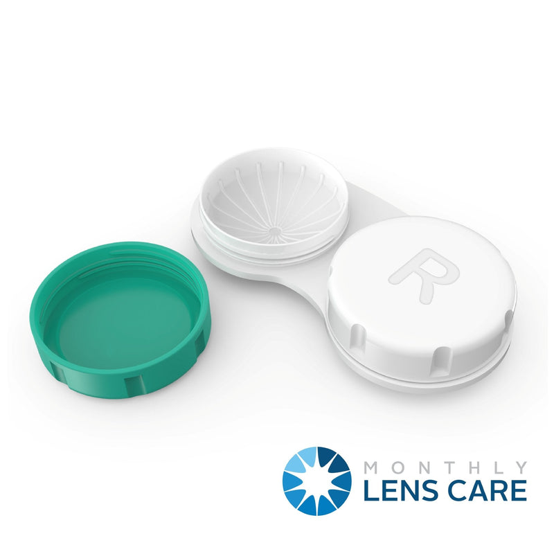 Contact Lens Cases 12 Pack. One Year Supply. Protect Your Eyes by Changing Your Contact Lens Case Monthly Green - BeesActive Australia