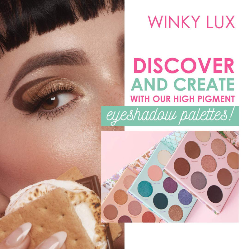 Winky Lux Galaxy Kitten Eyeshadow Palette | Classic grey collection with Matte & Shimmer Finishes | Perfect for a Natural to Smoky Glam Look - BeesActive Australia