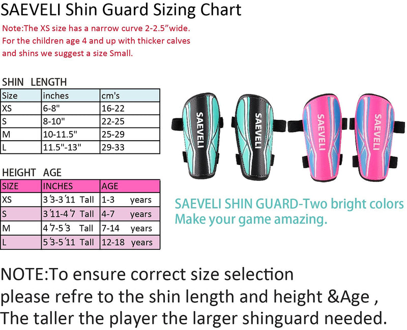 Saeveli Soccer Shin Guards for Toddlers Kids Youth - Lightweight and Durable Shin Pads with Adjustable Straps for Kids 2-14 Years Old Boys and Girls Small Black - BeesActive Australia
