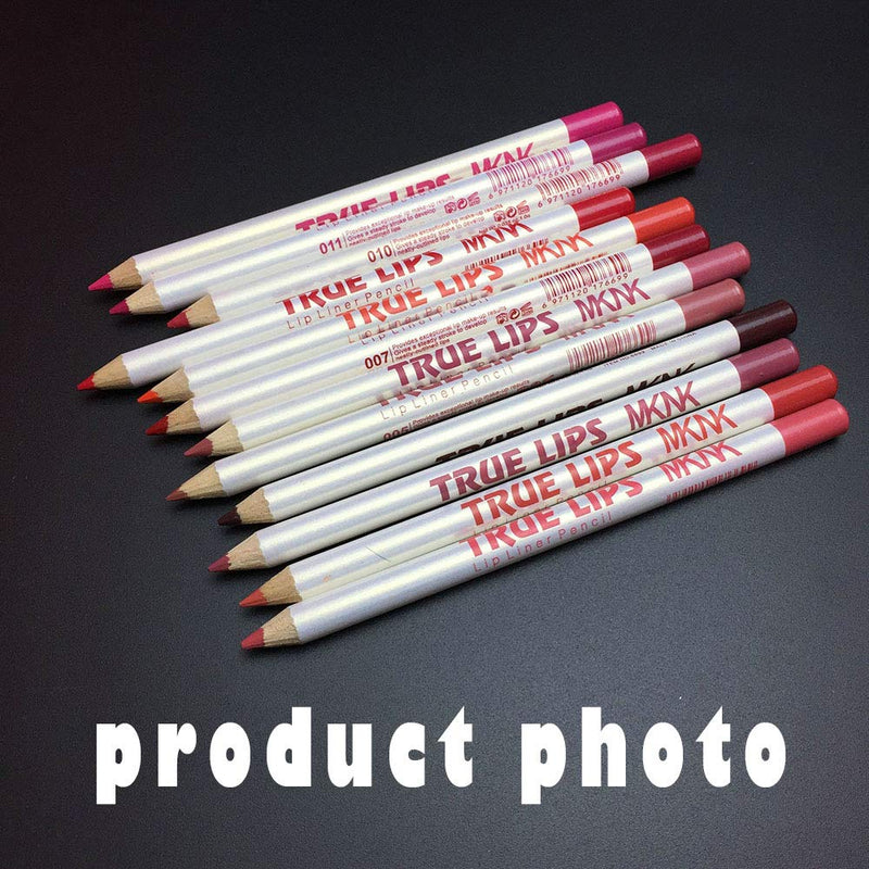 Lip Liner Pencil Set - Matte Lipliner for Women Lip Makeup, Long Lasting Lip Liners Pencils (12 assorted colors) by “wonder X” - BeesActive Australia