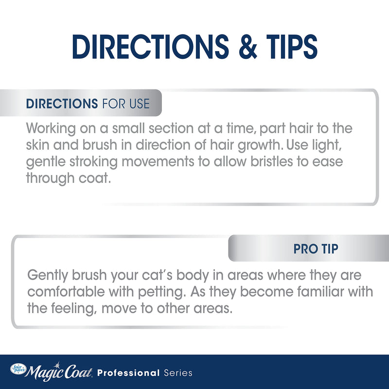 Four Paws Magic Coat Professional Series Comfort-Grip Cat Slicker Brush - BeesActive Australia